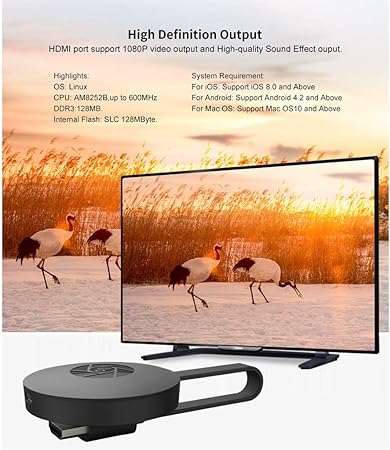 جهاز استقبال واي فاي عالي الدقة 4K