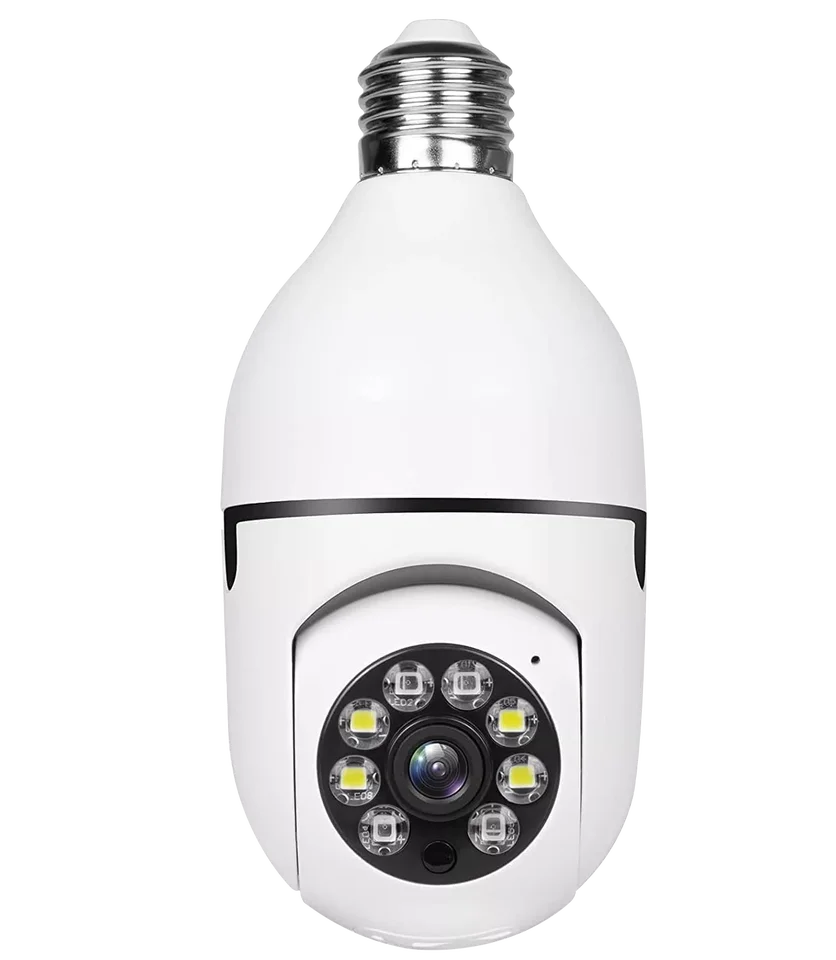 Factory 1080P HD Home Smart Wireless Surveillance Light Bulb Camera Wifi IP Camera P2P Wireless 360 Degree PTZ Light Blub Camera