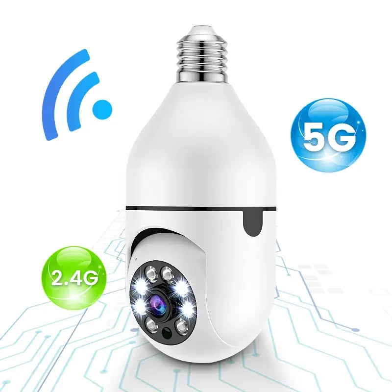 Factory 1080P HD Home Smart Wireless Surveillance Light Bulb Camera Wifi IP Camera P2P Wireless 360 Degree PTZ Light Blub Camera