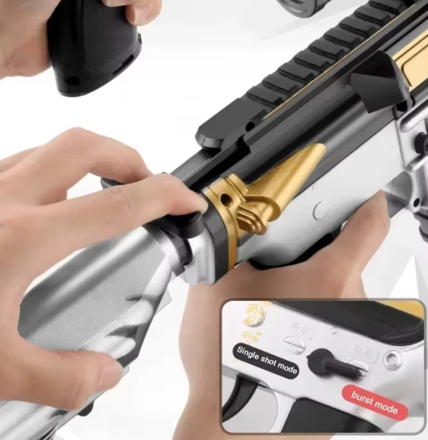Electric M416 Toy Gun Automatic Gel Bullet Blaster Children Toys Outdoor Game AirSoft Sniper Rifle Splatter Gun Weapon For Boy