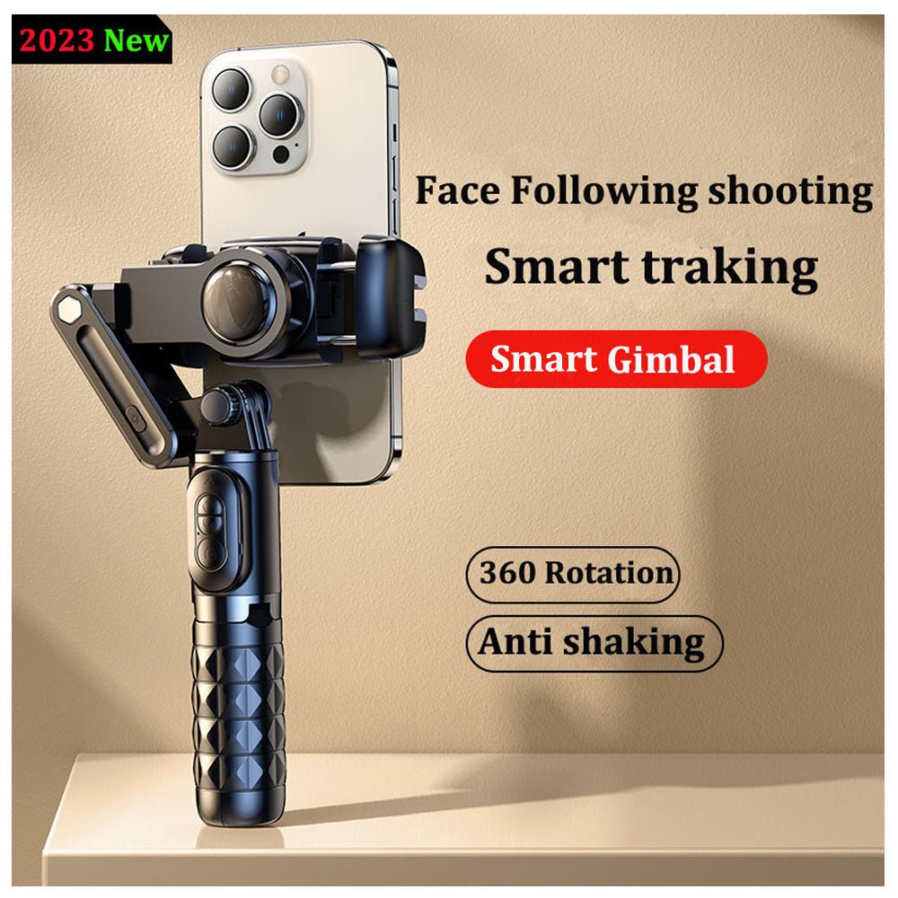 3 - Axis Gimbal Stabilizer for Smartphone Foldable Handheld Phone Video Record Vlog Anti - Shake Stabilizer - DWS MART