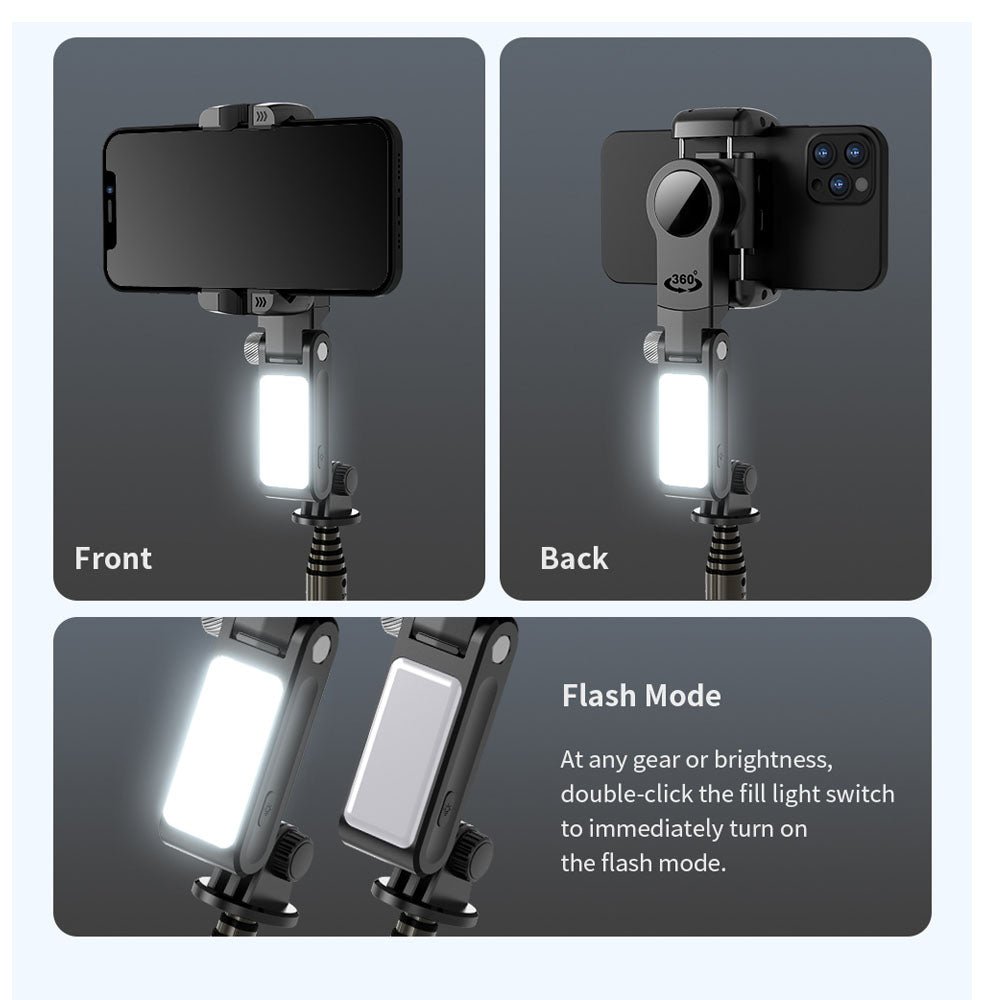 3 - Axis Gimbal Stabilizer for Smartphone Foldable Handheld Phone Video Record Vlog Anti - Shake Stabilizer - DWS MART