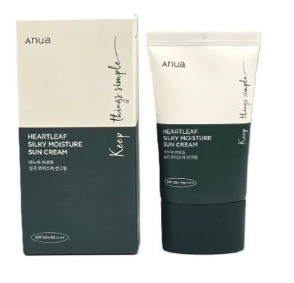 ANUA HeartLeaf Silky Moisture Sun Cream SPF 50+ PA (Original)