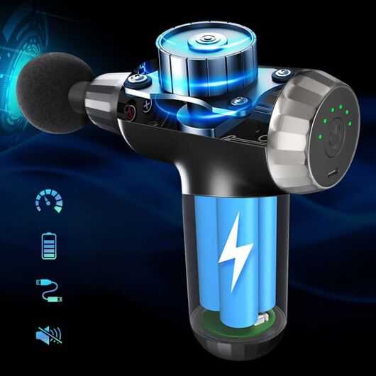 Muscle Massage Gun with 4 Heads FH - 820 - DWS MART