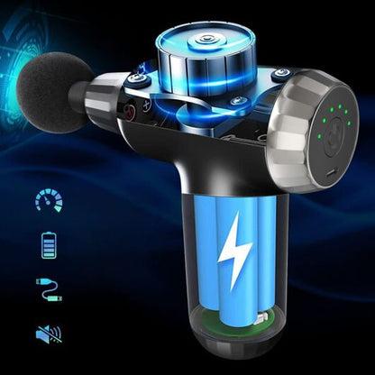 Muscle Massage Gun with 4 Heads FH - 820 - DWS MART