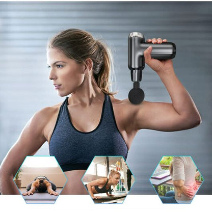 Muscle Massage Gun with 4 Heads FH - 820 - DWS MART