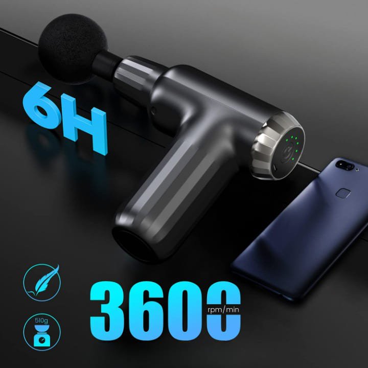 Muscle Massage Gun with 4 Heads FH - 820 - DWS MART
