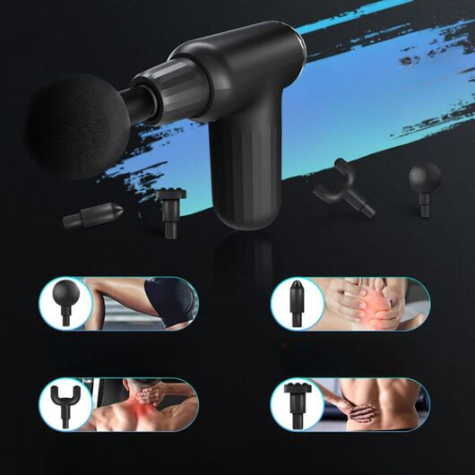 Muscle Massage Gun with 4 Heads FH - 820 - DWS MART