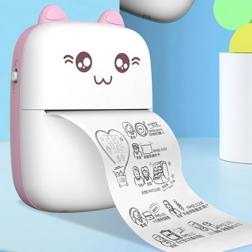 Portable Mini Pocket Printer BT Thermal Printer - DWS MART