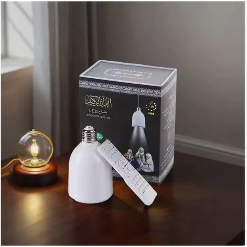 Remote Control Led Quran Speaker Lamp 2in1